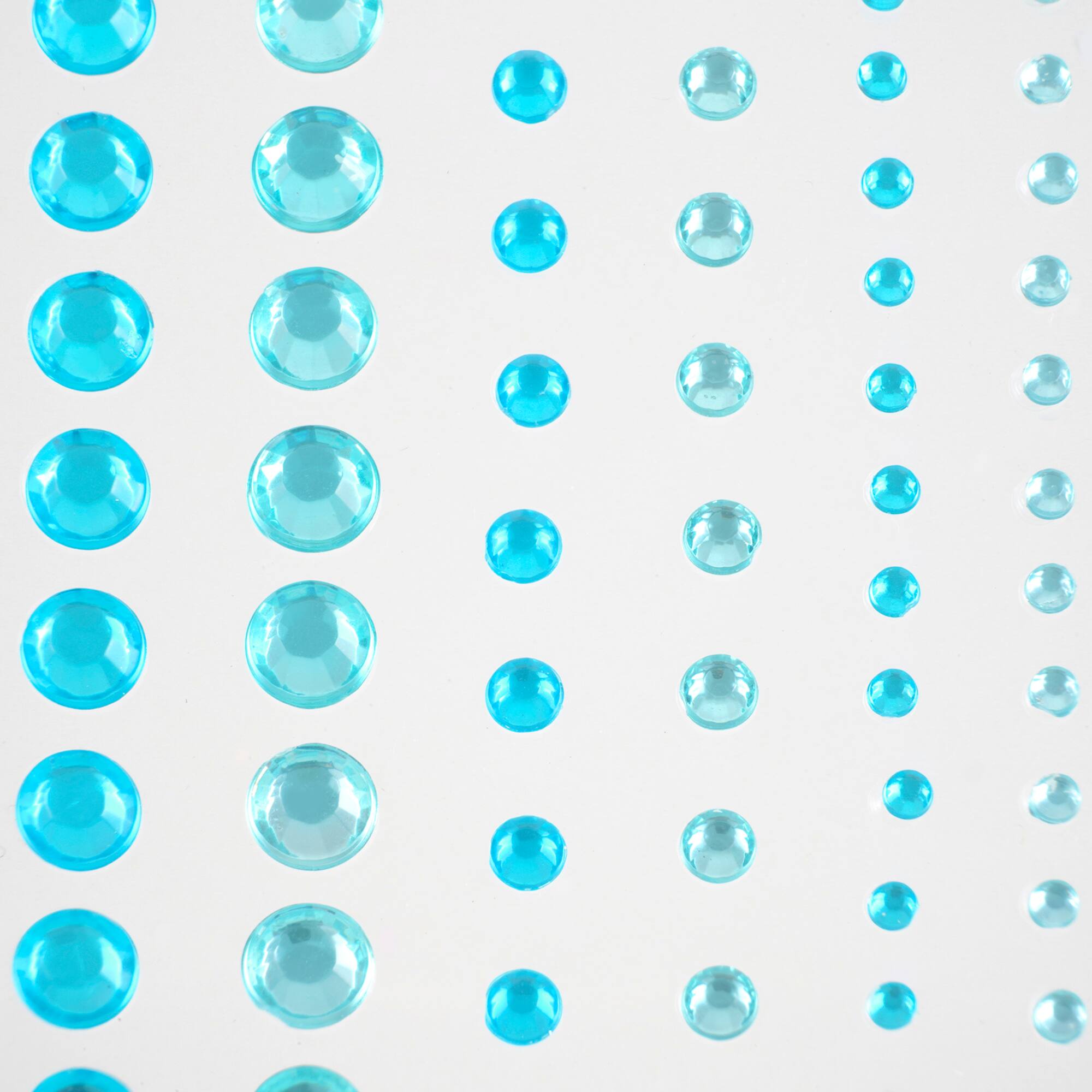 12 Packs: 116 ct. (1392 total) Turquoise Assorted Rhinestone Stickers by Recollections™